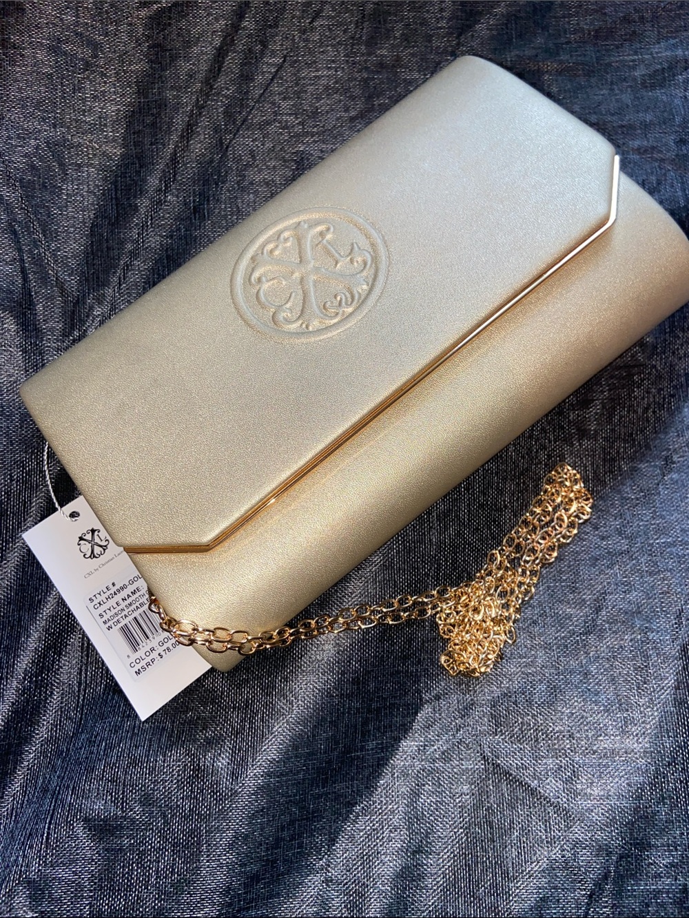 Christian Lacroix Madison Chain Clutch NWT